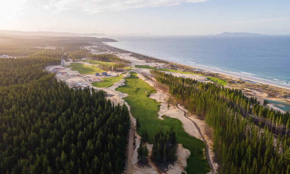 New Zealand’s Te Arai Links by Bill Coore and Ben Crenshaw offers stunning landscape